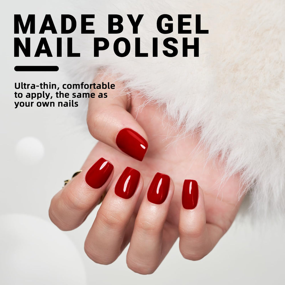 Wooyas kit includes glue, pads, and manicure tools for easy at-home application.