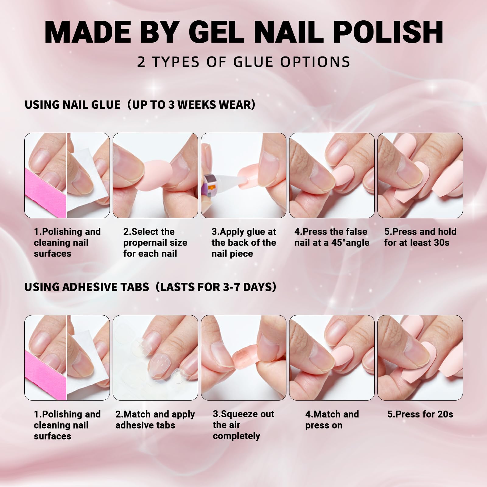 Wooyas gift-ready nails set ideal for Valentine’s Day or special occasions.
