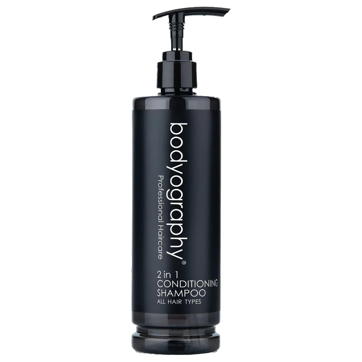 World Amenities Bodyography pump bottle for easy dispensing and travel-ready styling.