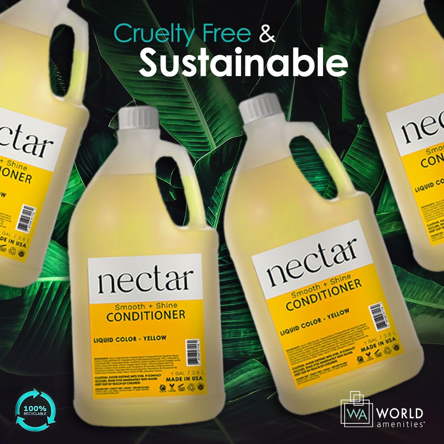 World Amenities Nectar Conditioner gallon size ideal for Airbnb and hospitality