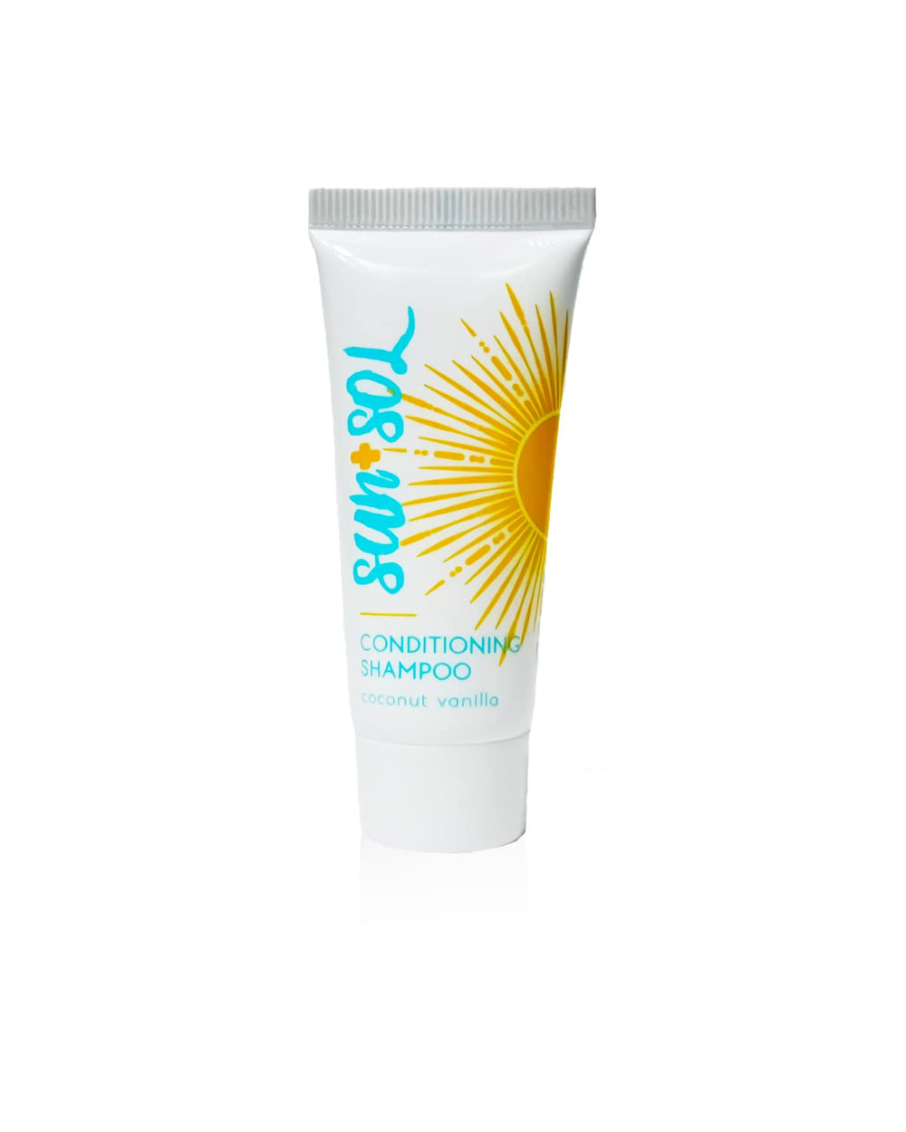 World Amenities Sun + Sol 2-in-1 tubes bulk packaging for guest rooms.