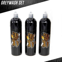 World Famous Tattoo Ink grey wash bottle front highlights smooth gradients for shading.
