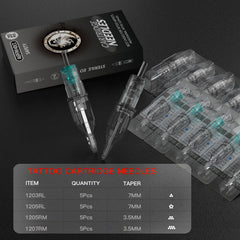 Wormhole ink cartridges set for quick color changes.
