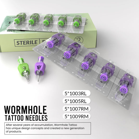 Wormhole Tattoo 1003RL finger-ledge design for better grip