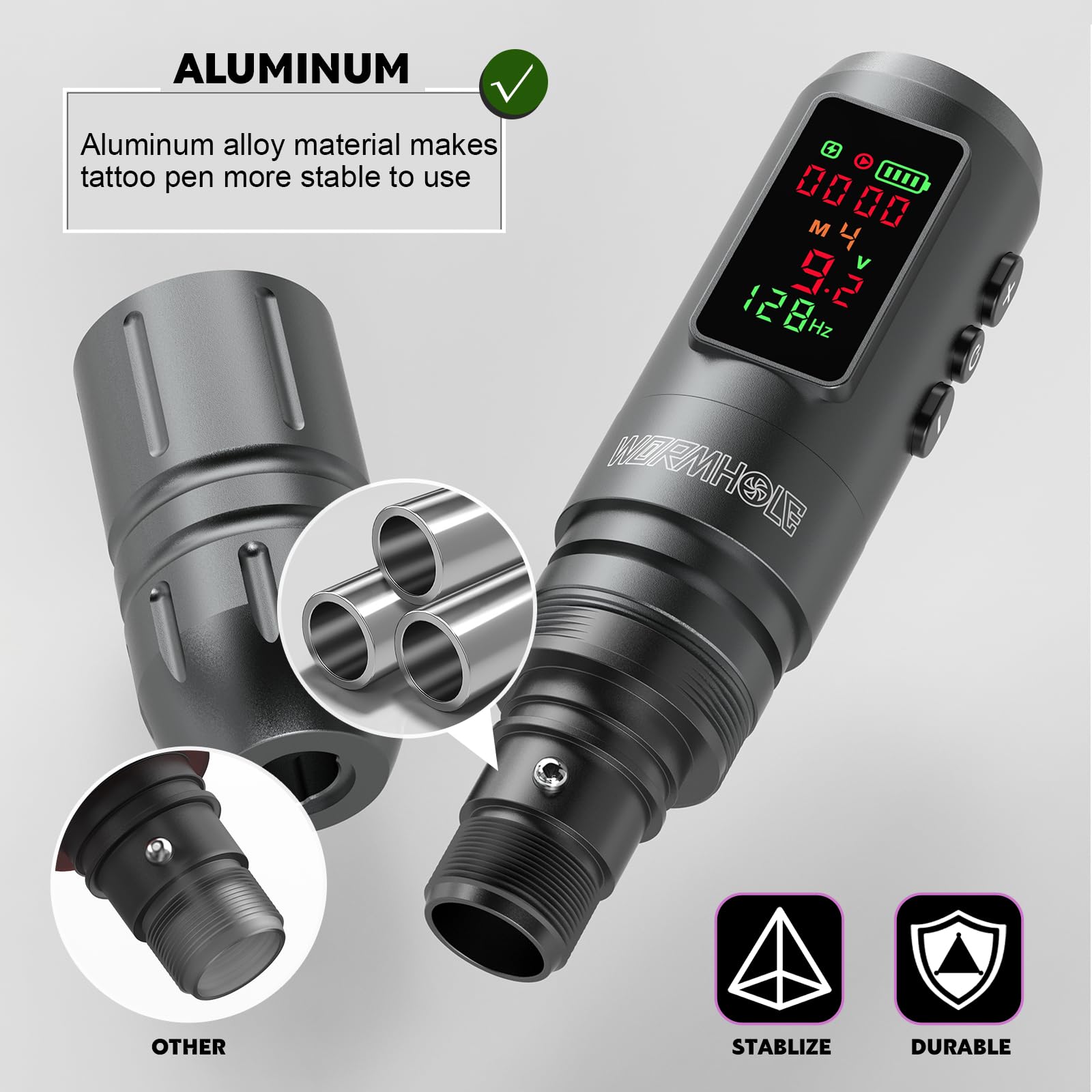 Lightweight wireless design ideal for studio or outdoor sessions