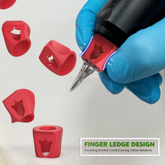 Wormhole Tattoo rubber plug prevents ink backflow to protect the tube