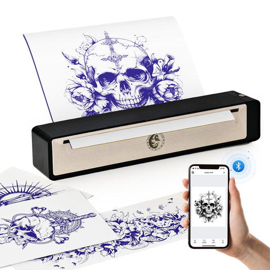 Wormhole Tattoo stencil printer compact design for on-the-go tattooing