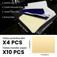 Wormhole Tattoo transfer gel enables clear template impressions on skin