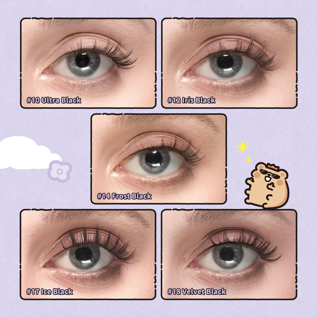 WOSADO BearisBug No.10 Ultra Black 21-5mm lashes for dramatic definition.