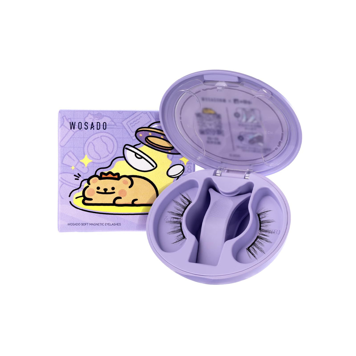 WOSADO BearisBug soft magnetic lashes kit for glue-free definition.