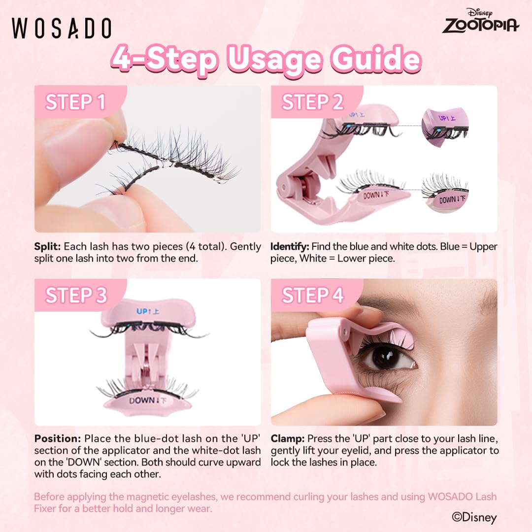 WOSADO cruelty-free materials close-up for vegan lashes