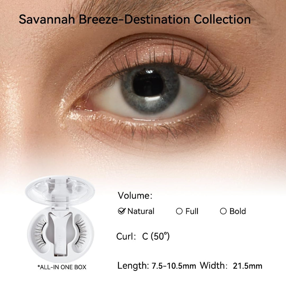 Lashes close-up of WOSADO V26 Savannah Breez highlighting lightweight design