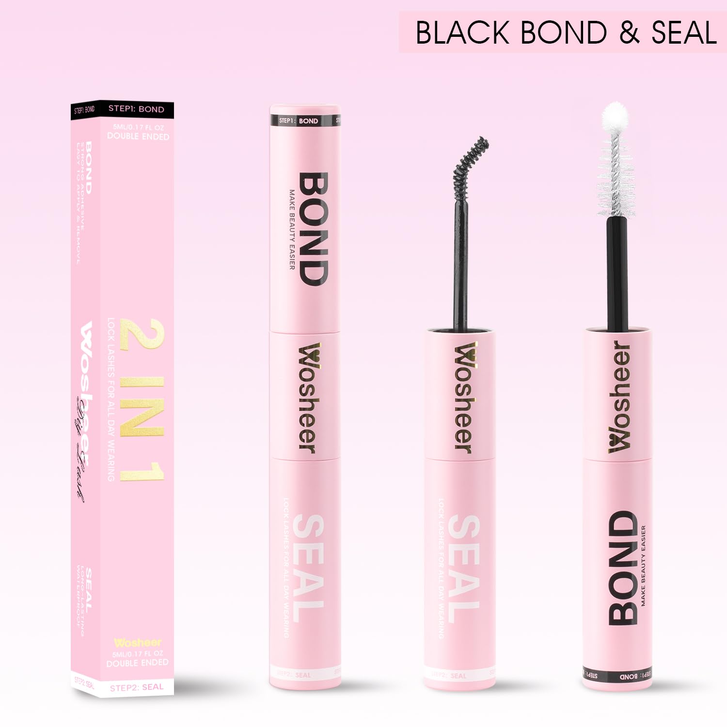 WOSHEER Lash Glue Removal method with oil-based remover