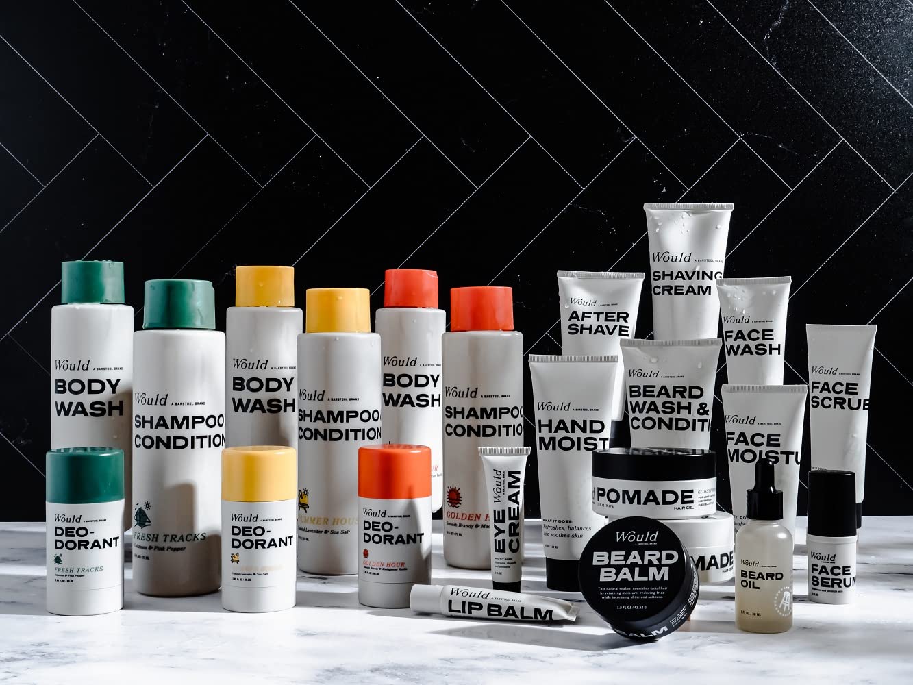 Would men's aftershave balm packaging box showcases fragrance free calming post shave care