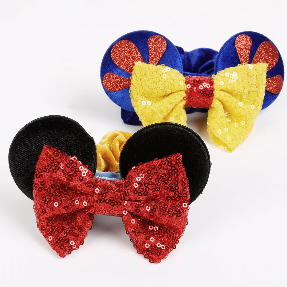 WOVOWOVO gift-ready mouse ear scrunchies ideal for friends and celebrations