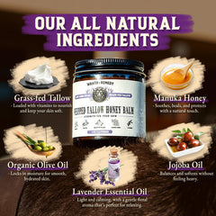 Wrath & Remedy USA-made balm label display premium skincare