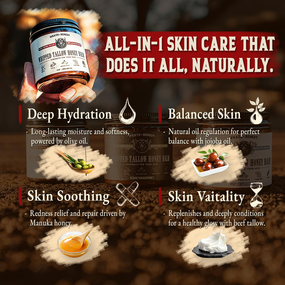 Wrath & Remedy Whipped Balm applied to the face for daily moisture