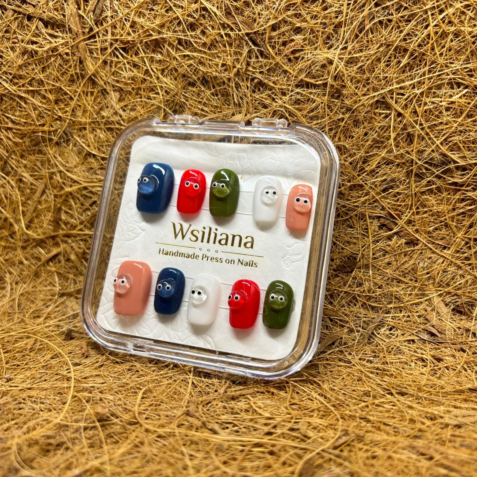 WSiliana 3D design art charms nails for decorative detailing