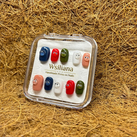 WSiliana 3D design art charms nails for decorative detailing