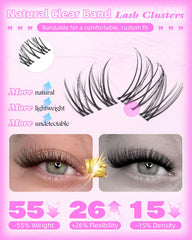 Wtvane 8-16mm lash lengths offer customizable volume and length