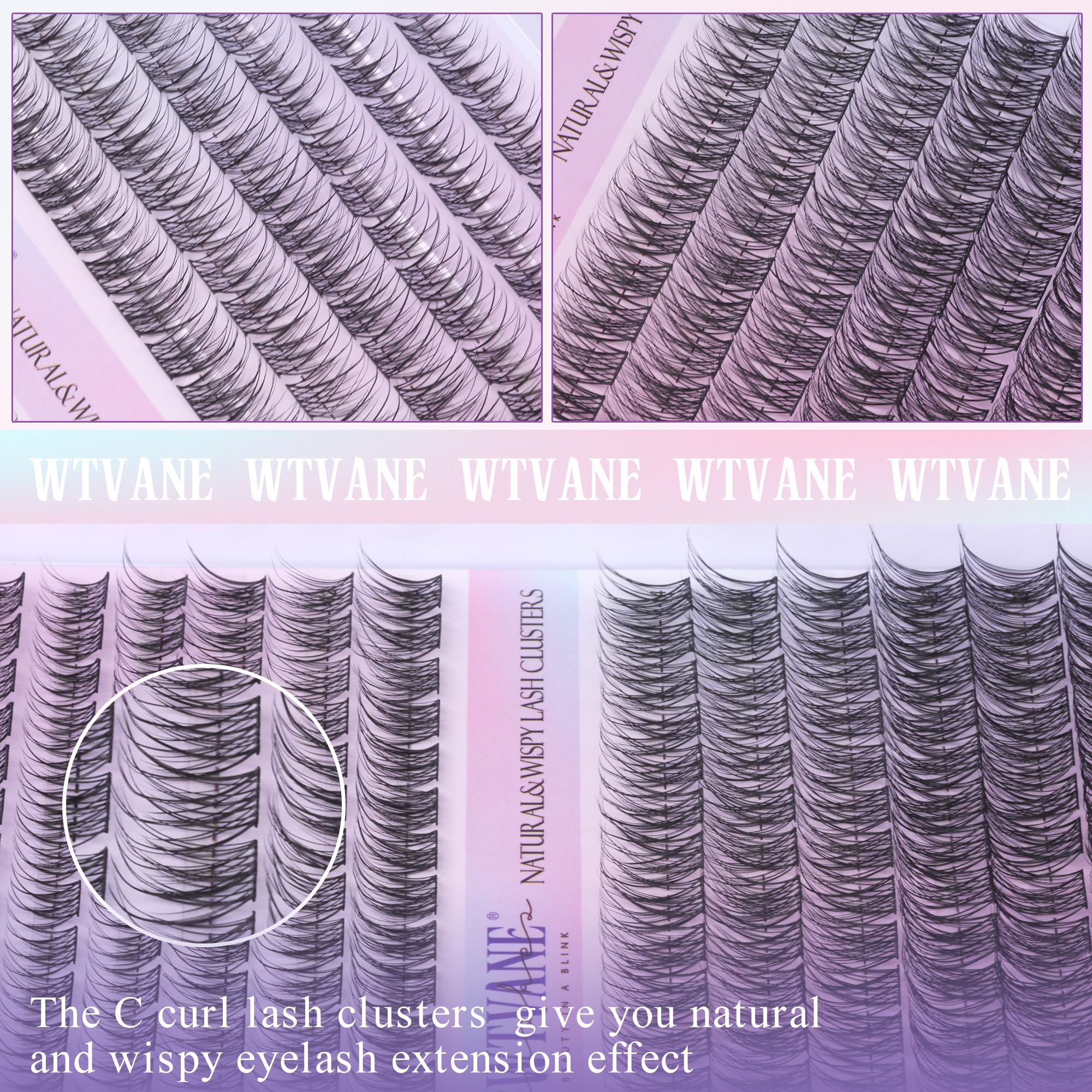 Wtvane lash bond and seal for secure adhesion and a finished look.