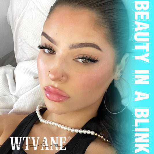 Wtvane lash clusters manga spikes create dramatic eye enlargement.
