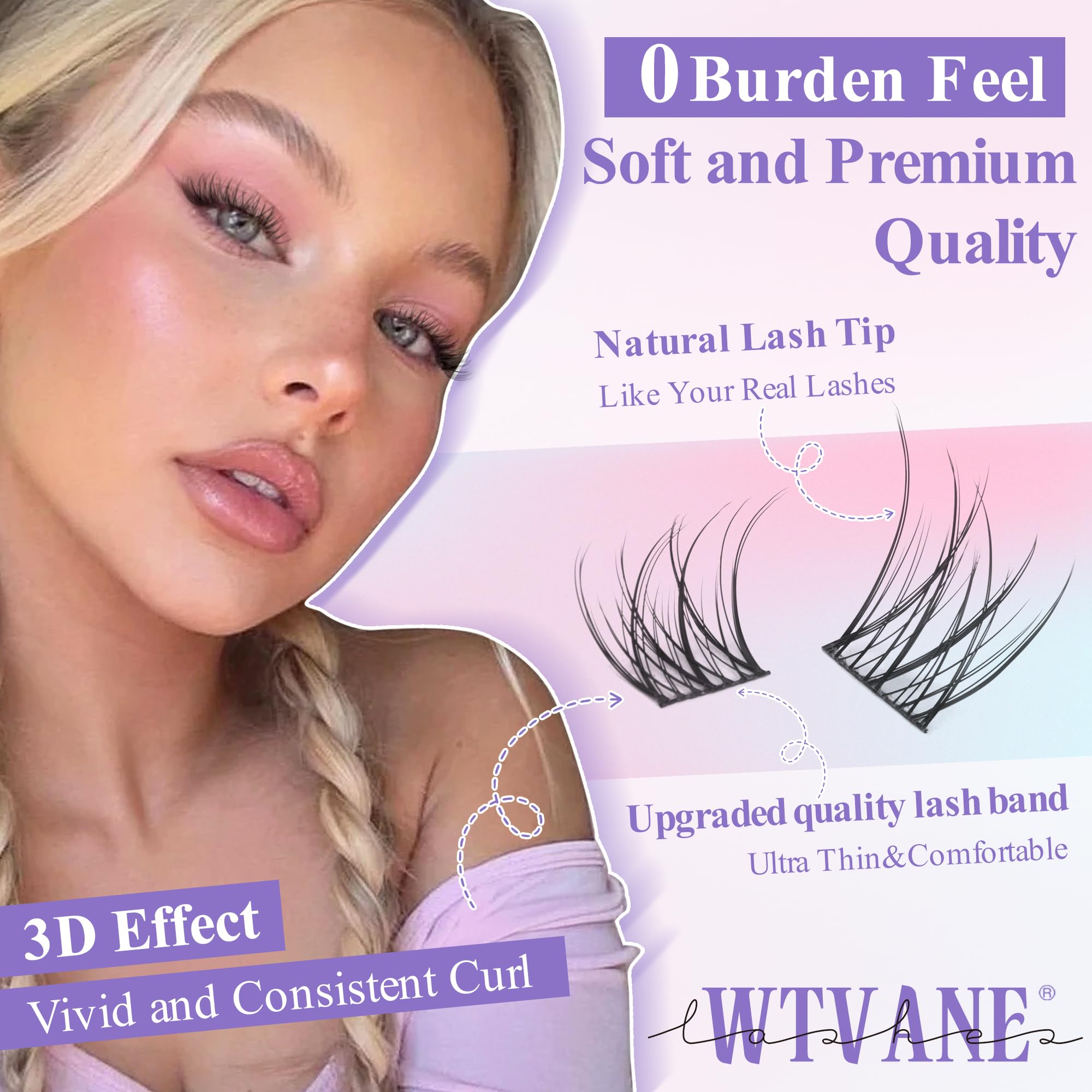 Wtvane mixed-length 10-16mm clusters for versatile, customizable styles.
