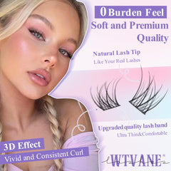 Wtvane mixed-length 10-16mm clusters for versatile, customizable styles.
