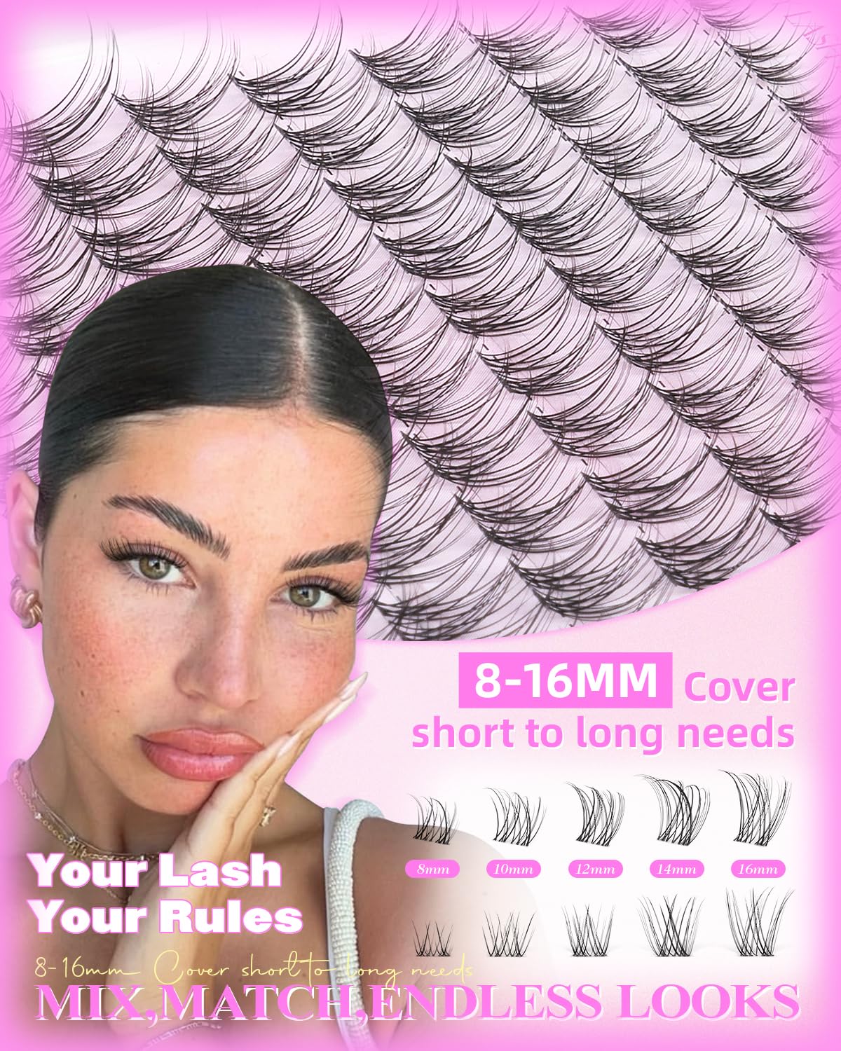 Wtvane thin-band lash extensions provide lightweight comfort all day