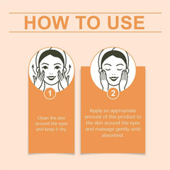 WUEOCU peptide eye cream 5D under-eye area usage suggested.