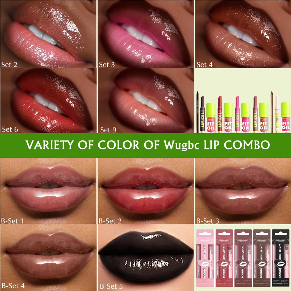 Wugbc Daily wear lip set enables versatile daytime looks.