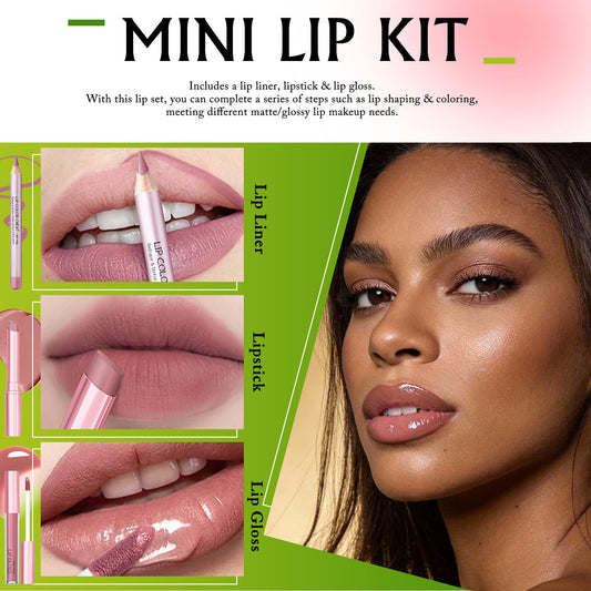 Wugbc Nude Pink Lip Liner delivers precise definition for clean edges.