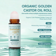 WVJIGE Rose quartz roller close-up for cooling touch