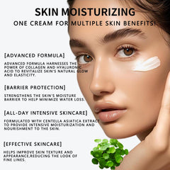 wwaiwenl Youthful Moisturizing Face Cream centella asiatica jar closeup soothing skin