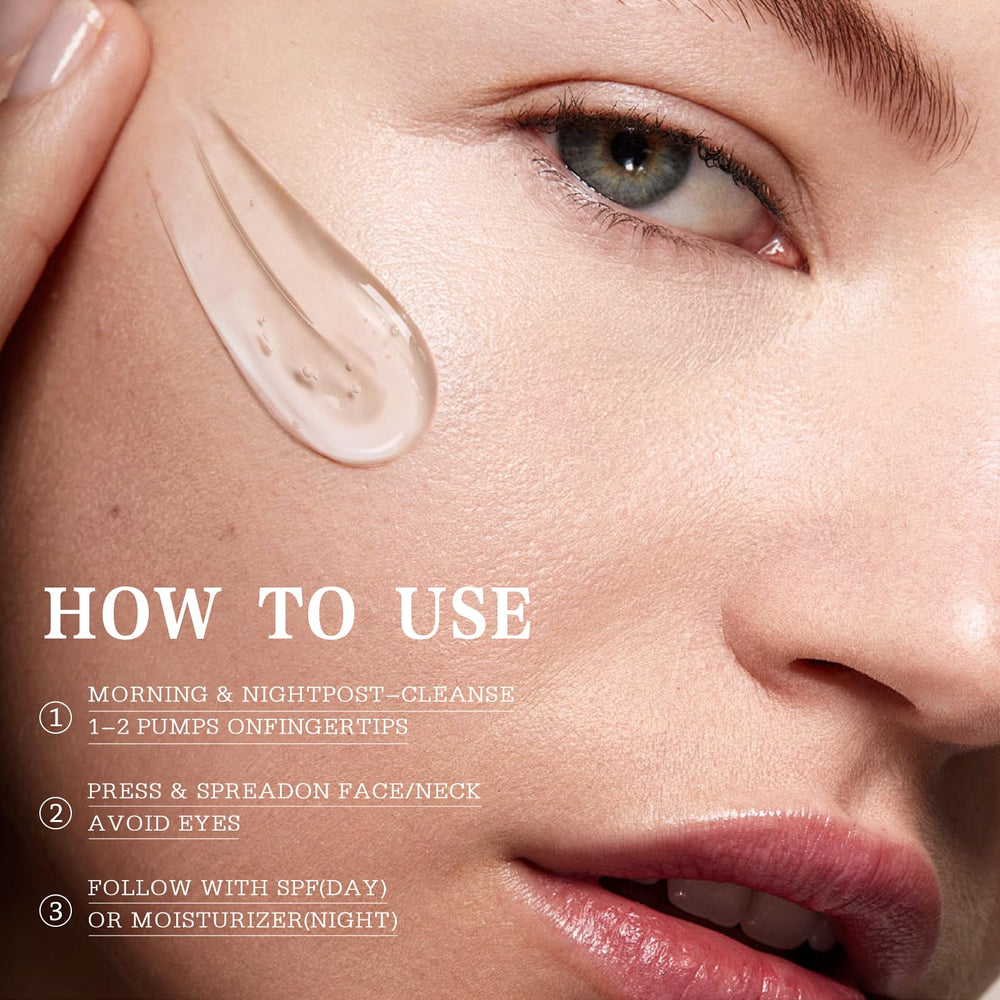 Bottle with hyaluronic acid ingredient highlight in WXMX Serum