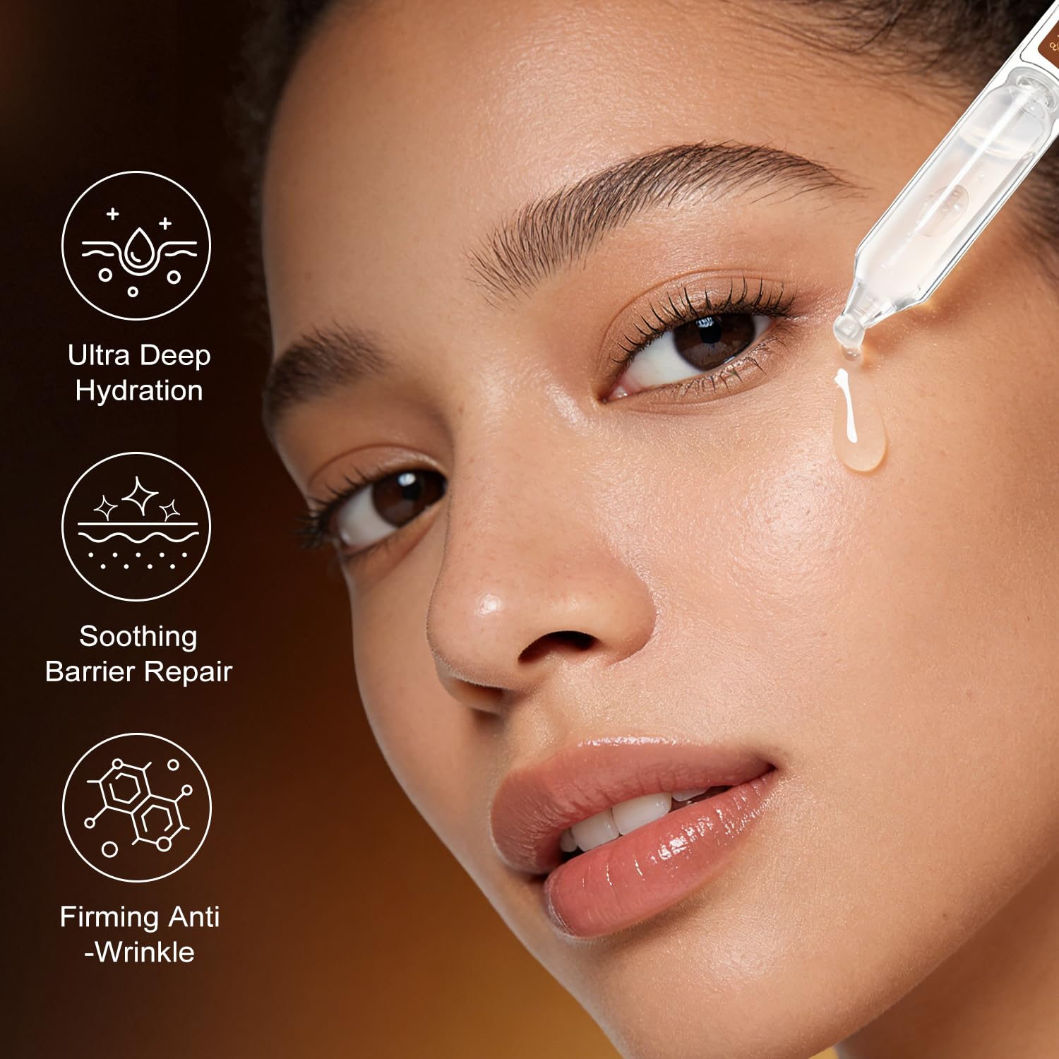 WXMX Ultra Hyaluronic Serum ampoules ready for daily use