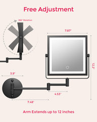 WZKALY easy installation kit with mounting templates