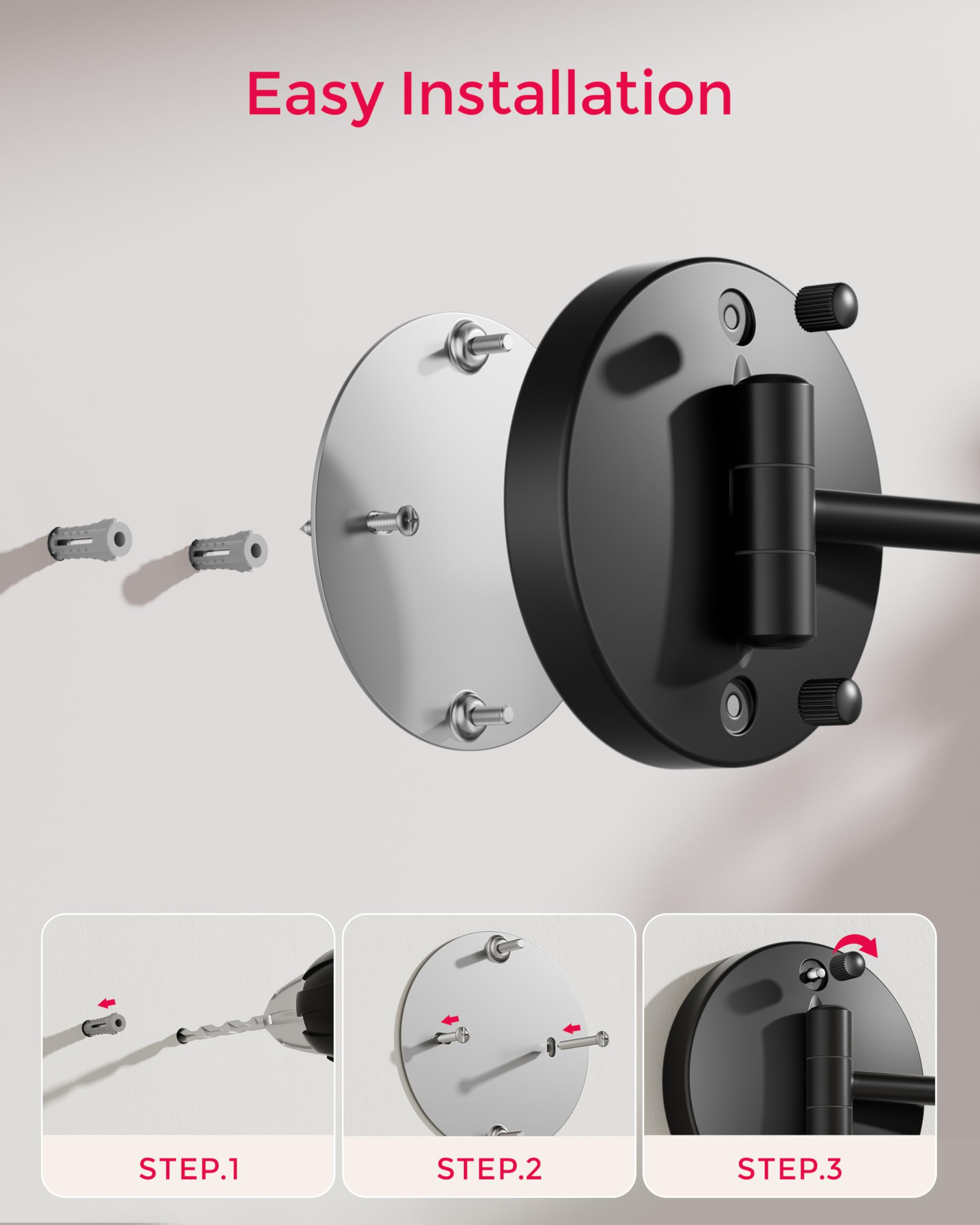 WZKALY space-saving foldable design for compact bathrooms