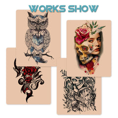 WZPB studio-ready tattoo skin for dialing machines and testing inks.