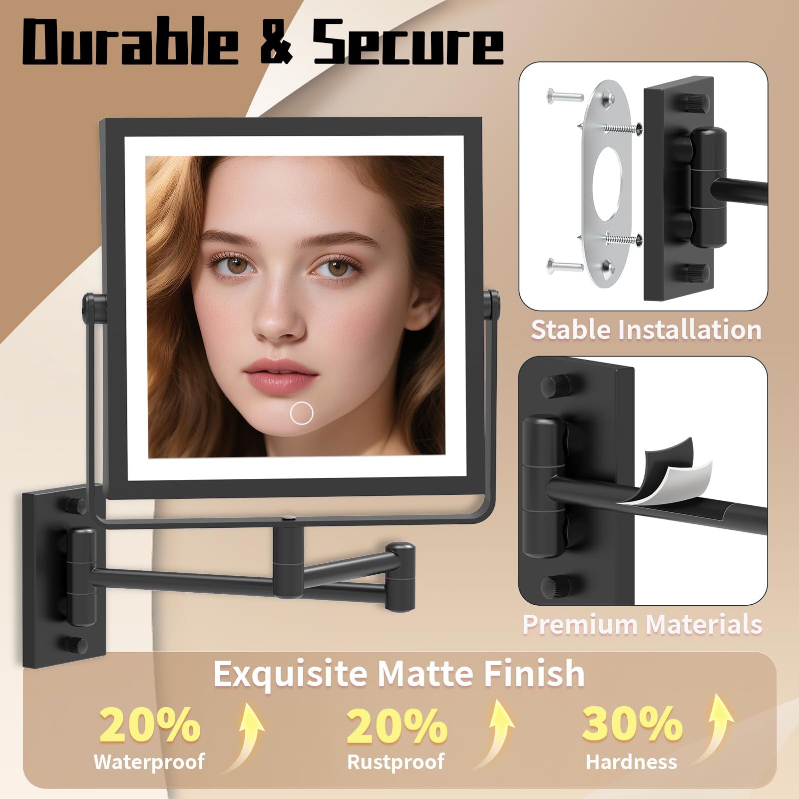WZRUA 360 degree rotation allows perfect angle from any seat