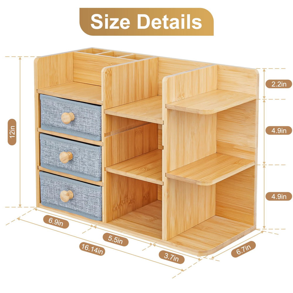 X-cosrack open shelves for palettes, serums, and moisturizers neatly displayed