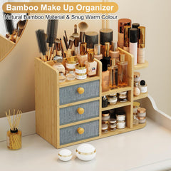 X-cosrack removable drawers storing lipsticks and small tools