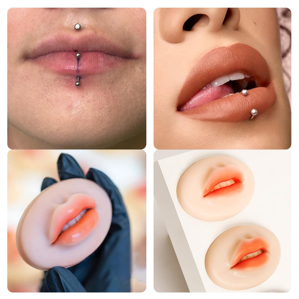 Xcake Lcook silicone belly button model for professional display and training