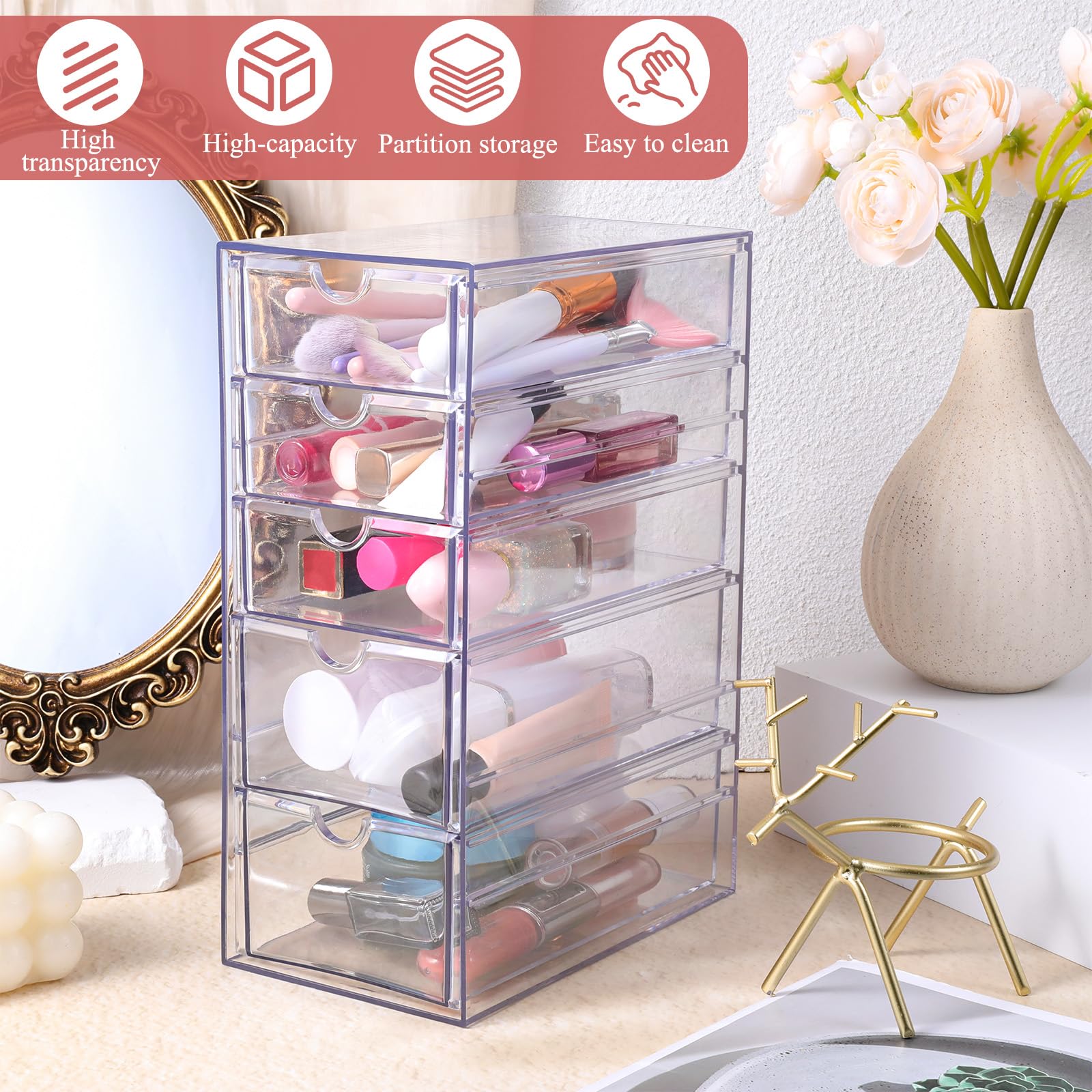 Xelsluthe transparent acrylic storage box dust-free display for accessories