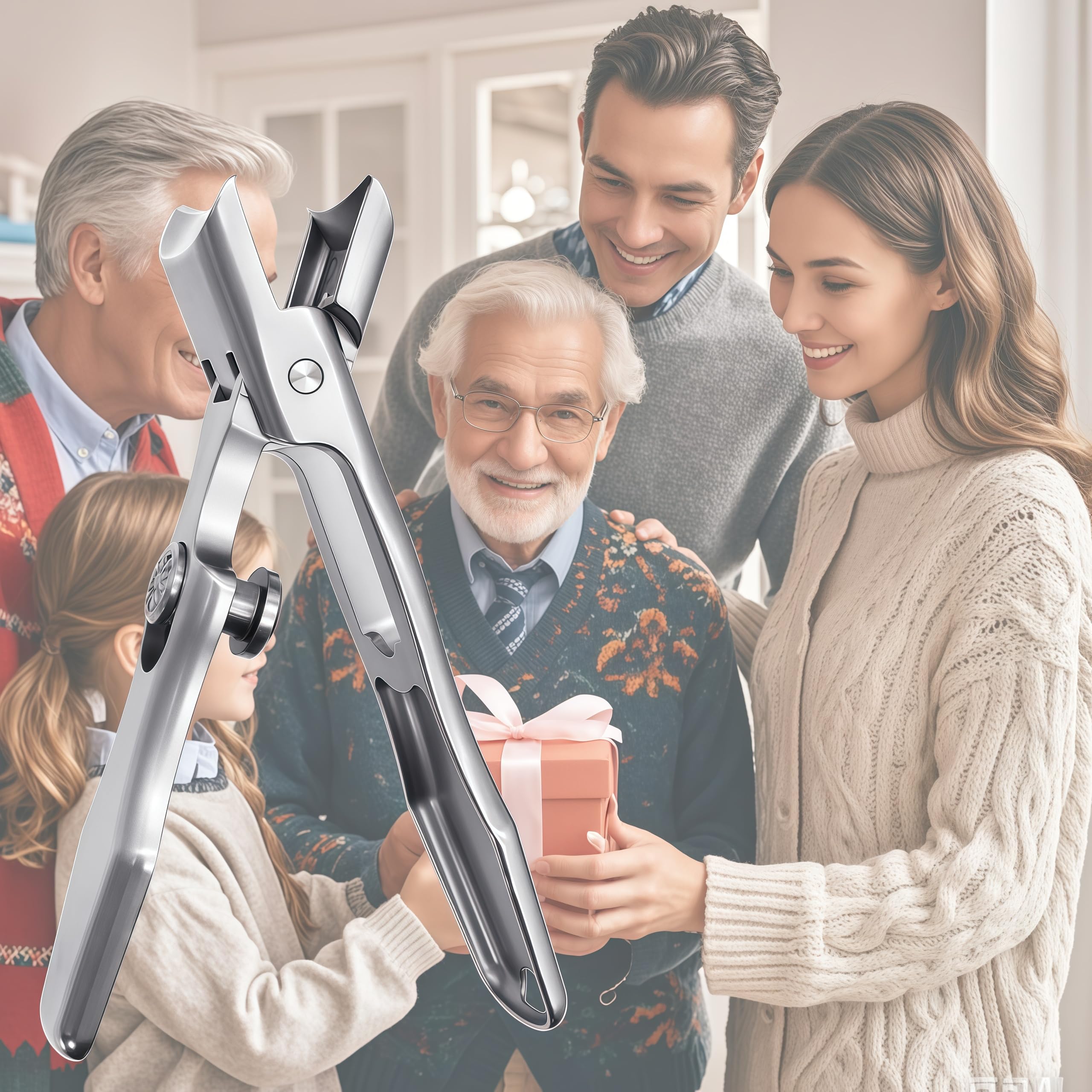 XGIZMOO heavy-duty toenail clippers ideal for seniors needing sturdy trimming.