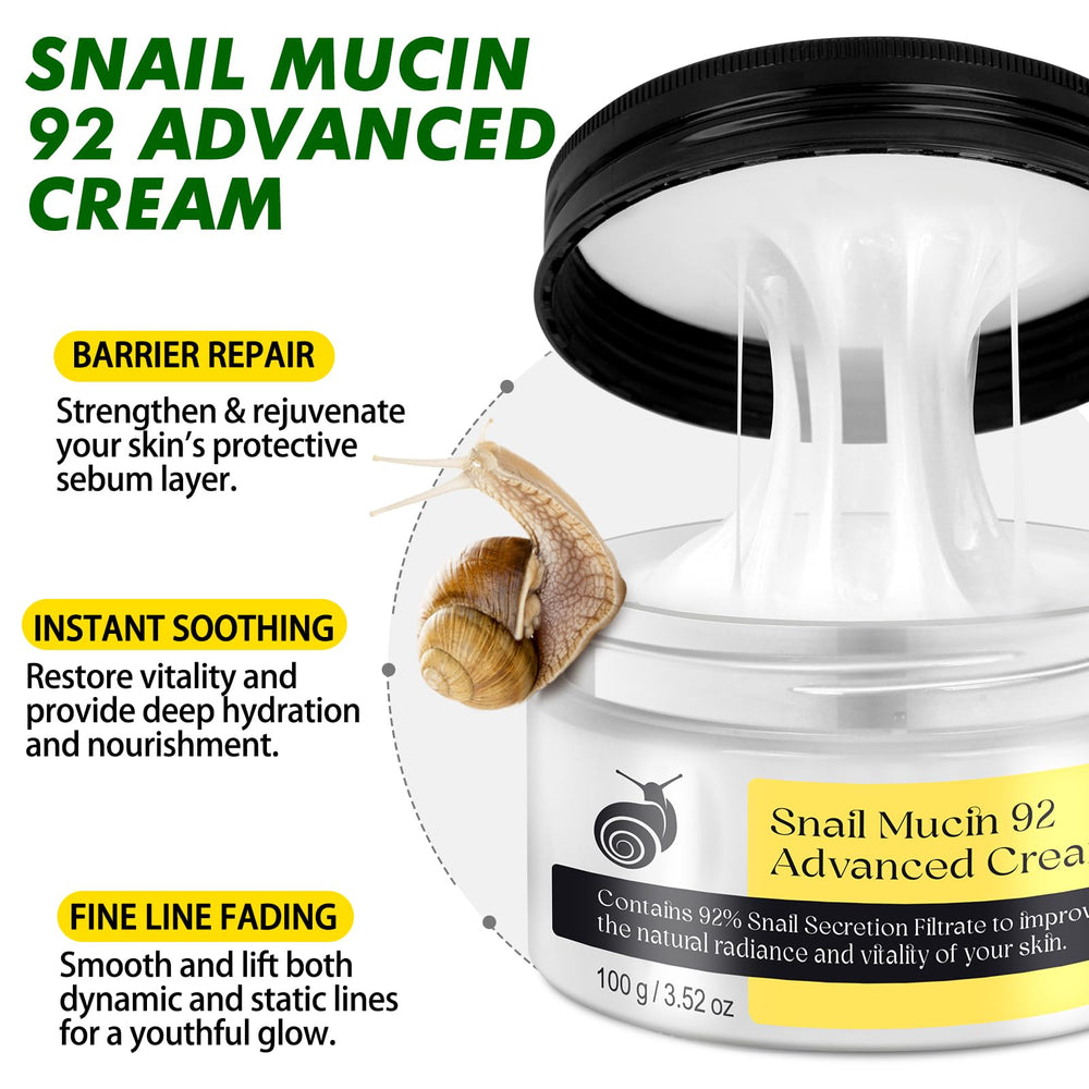 Natural snail mucin ingredients image for XIAMOFUZHOU serum