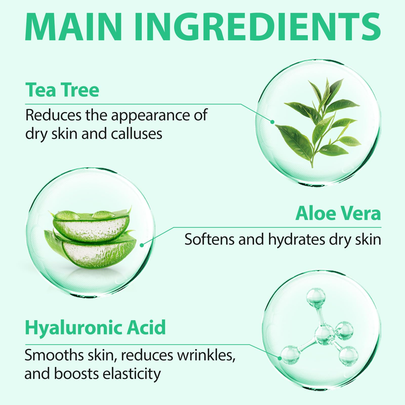 XIAMOFUZHOU Urea 40% tea tree and aloe soothing dry skin.