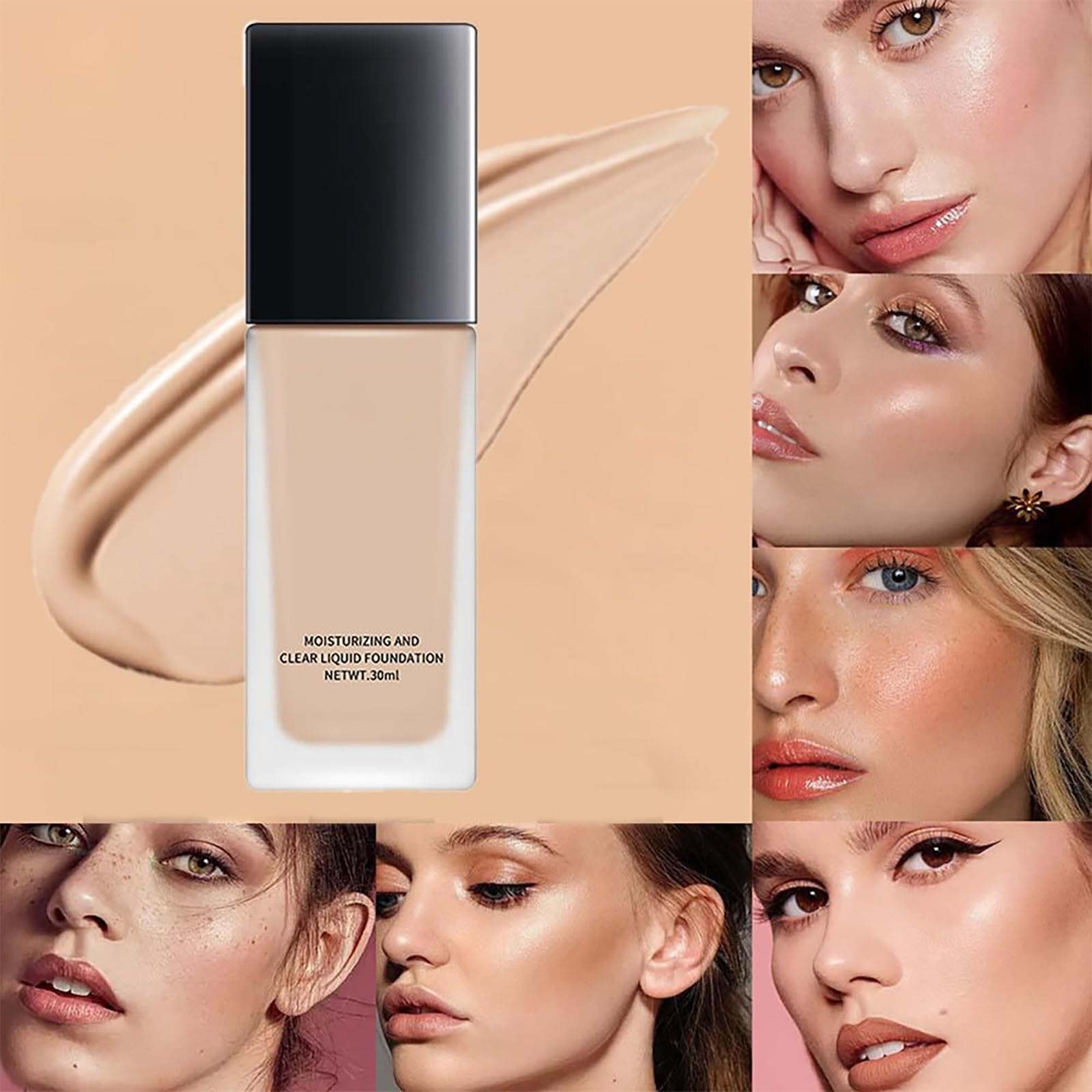 Xianjina CC Cream finish side-by-side demonstrates all-day comfort