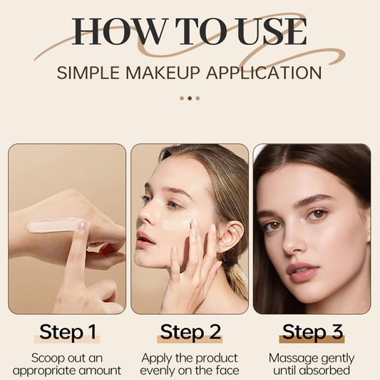Xianjina CC Cream pump-action bottle for mess-free, quick application