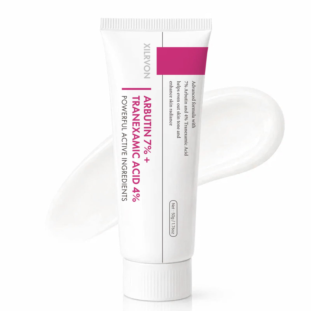 XILRVON Arbutin 7% + TXA 4% cream bottle for daily brightening routine